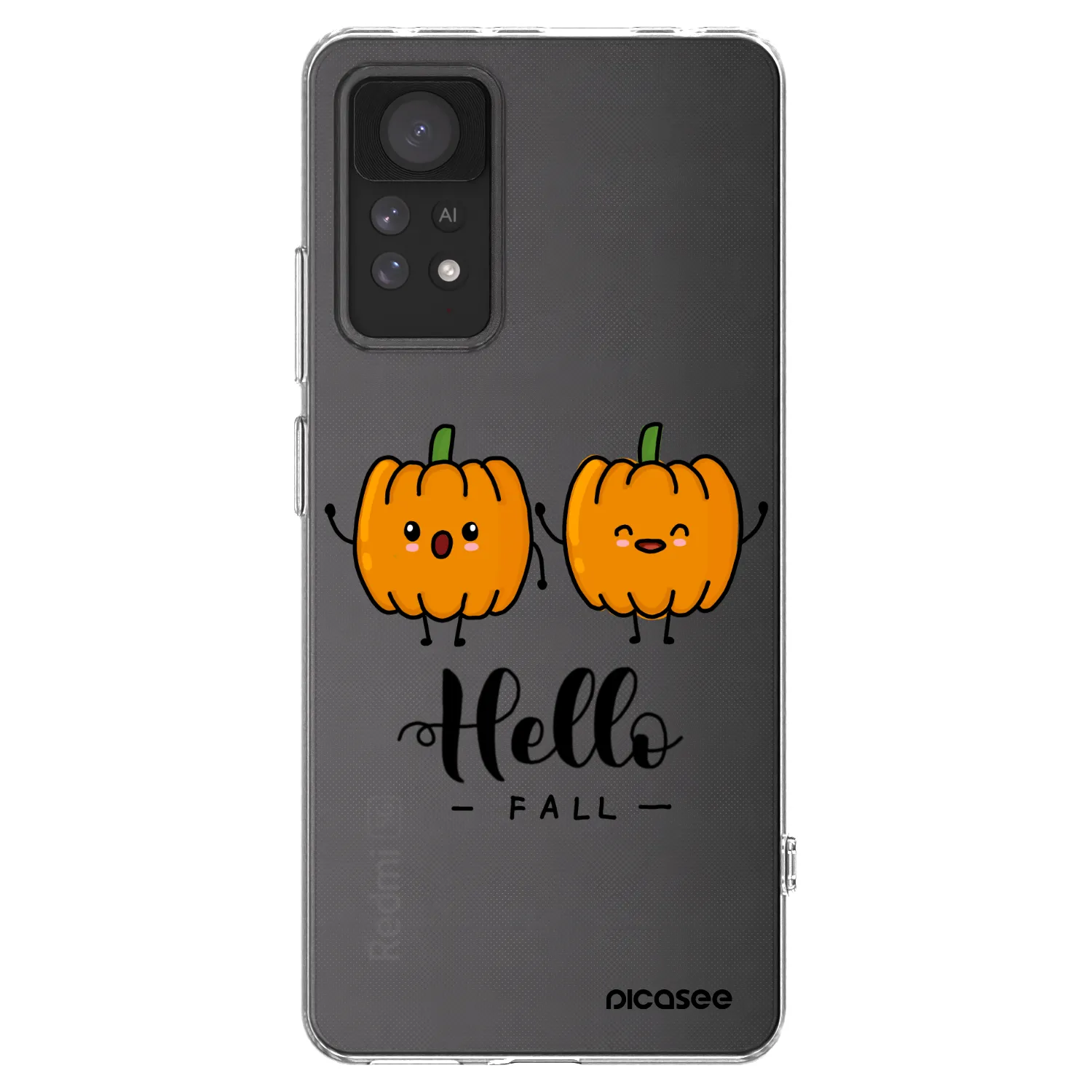Picasee silikonowe przeźroczyste etui na Xiaomi Redmi Note 11 Pro - Hallo Fall