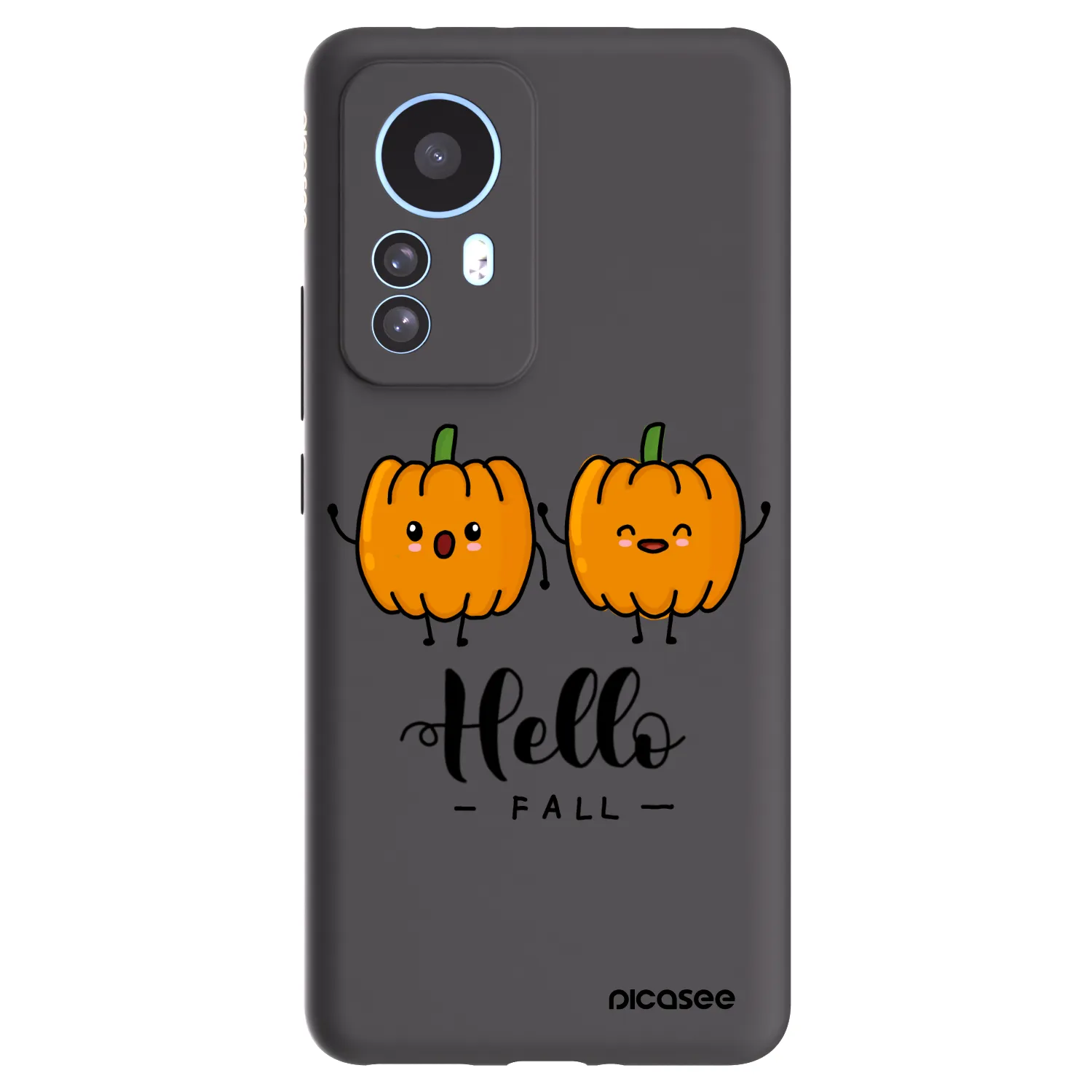 Picasee silikonowe czarne etui na Xiaomi 12T - Hallo Fall