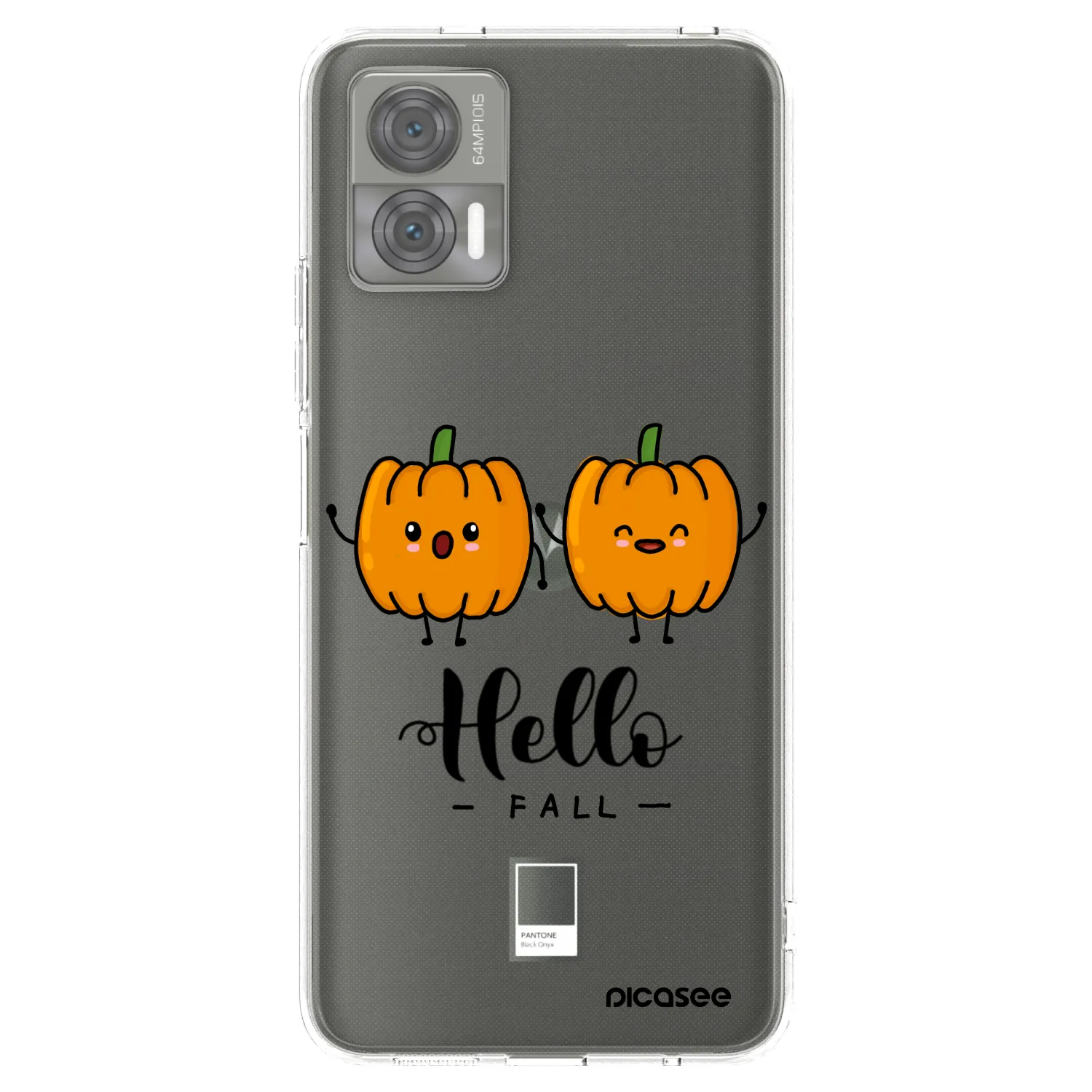 Picasee silikonowe przeźroczyste etui na Motorola Edge 30 Neo - Hallo Fall