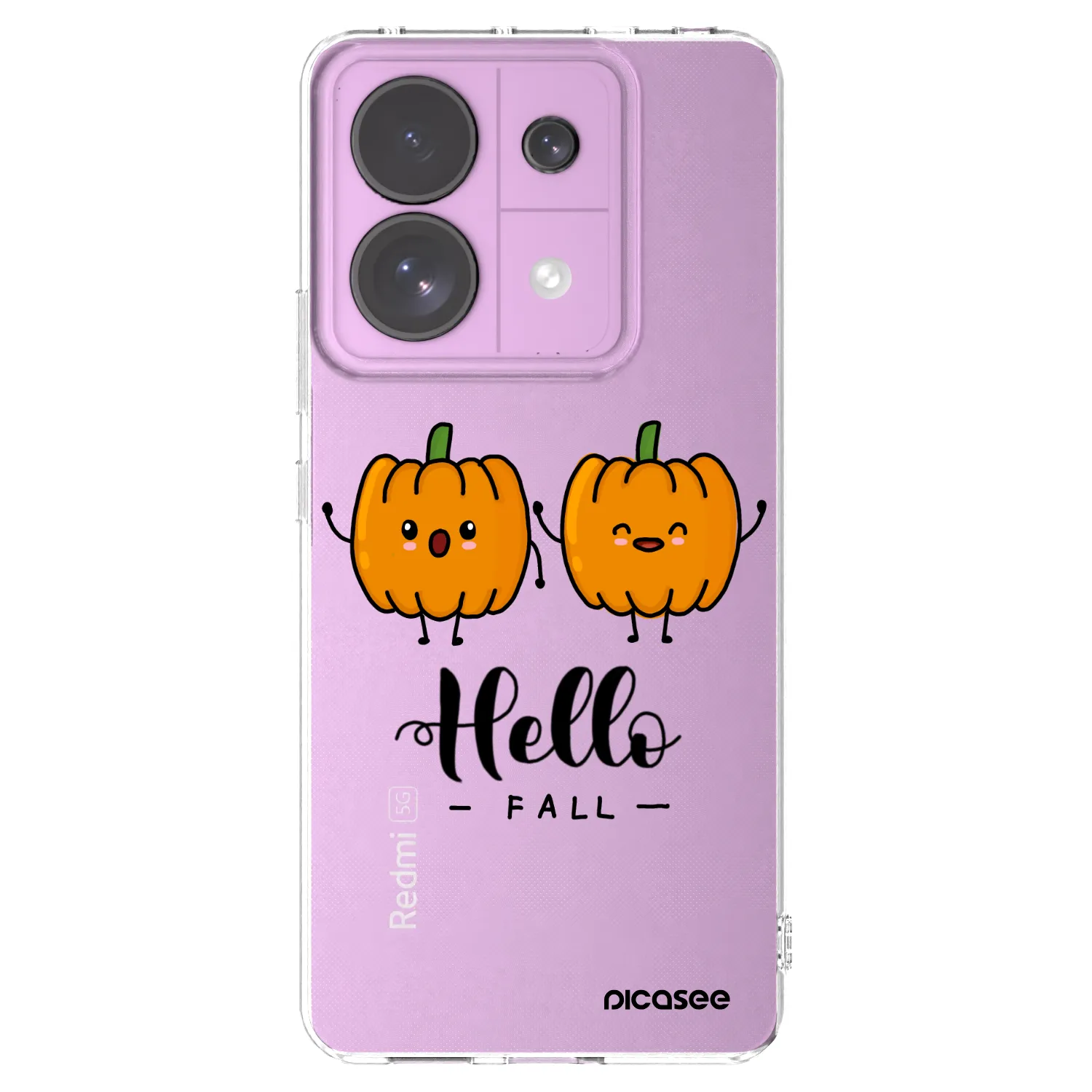 Picasee silikonowe przeźroczyste etui na Xiaomi Redmi Note 13 Pro 5G - Hallo Fall