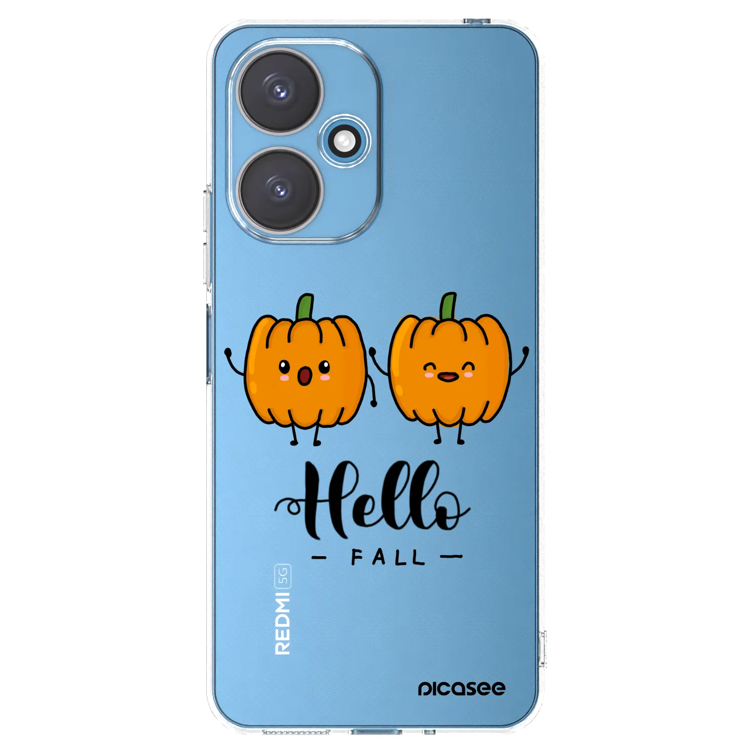 Picasee silikonowe przeźroczyste etui na Xiaomi Redmi 13C 5G - Hallo Fall