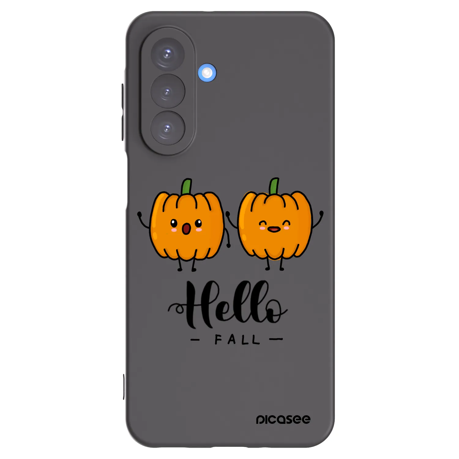 Picasee silikonowe czarne etui na Samsung Galaxy A17 5G - Hallo Fall