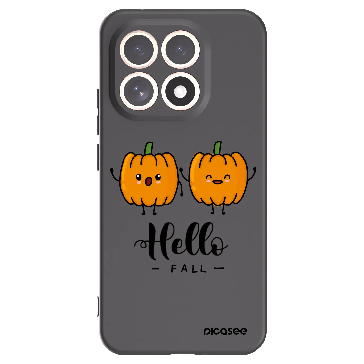 Picasee silikonowe czarne etui na Xiaomi 15T - Hallo Fall