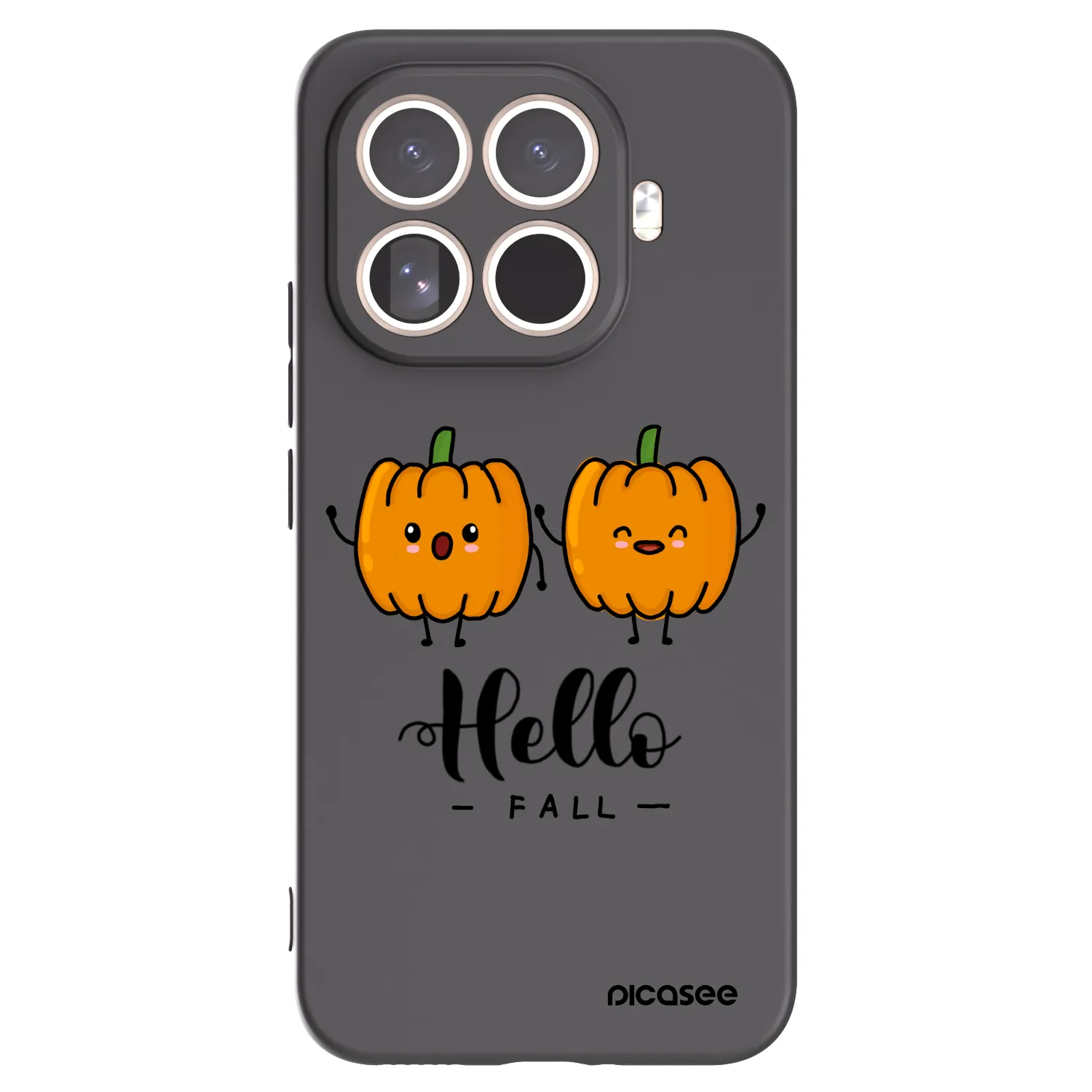 Picasee silikonowe czarne etui na Xiaomi 15T Pro - Hallo Fall