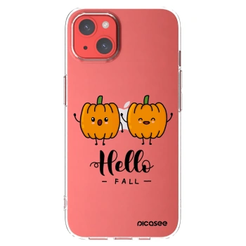 Picasee silikonowe przeźroczyste etui na Apple iPhone 13 - Hallo Fall