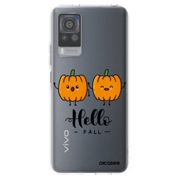 Picasee silikonowe przeźroczyste etui na Vivo X60 Pro 5G - Hallo Fall