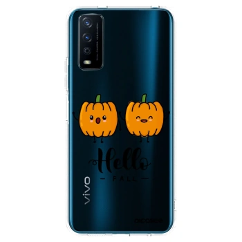 Picasee silikonowe przeźroczyste etui na Vivo Y11s - Hallo Fall