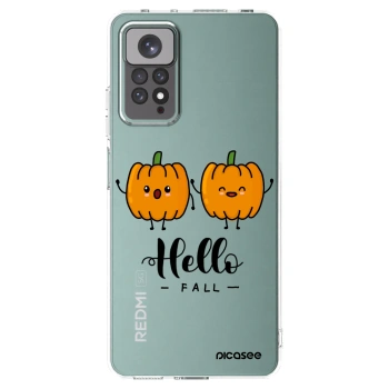 Picasee silikonowe przeźroczyste etui na Xiaomi Redmi Note 11 - Hallo Fall