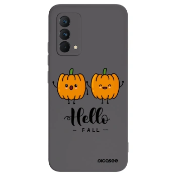 Picasee silikonowe czarne etui na Realme GT Master Edition 5G - Hallo Fall