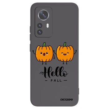 Picasee silikonowe czarne etui na Xiaomi 12 Pro - Hallo Fall