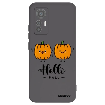 Picasee silikonowe czarne etui na Xiaomi 12 Lite - Hallo Fall