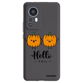 Picasee silikonowe czarne etui na Xiaomi 12T - Hallo Fall