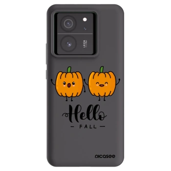 Picasee silikonowe czarne etui na Xiaomi 13T Pro - Hallo Fall