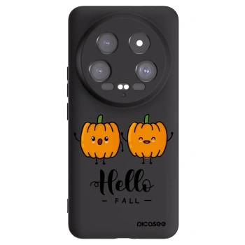 Picasee silikonowe czarne etui na Xiaomi 14 Ultra - Hallo Fall