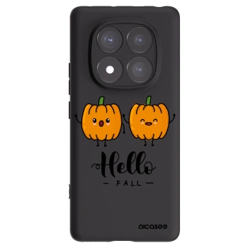 Picasee silikonowe czarne etui na Xiaomi Redmi Note 14 Pro+ 5G - Hallo Fall
