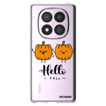 Picasee silikonowe przeźroczyste etui na Xiaomi Redmi Note 14 Pro 5G - Hallo Fall
