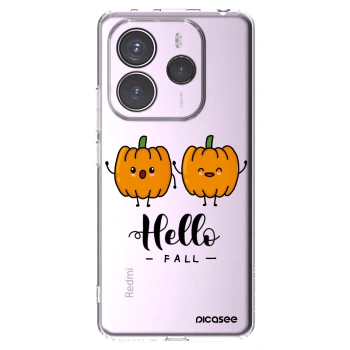 Picasee silikonowe przeźroczyste etui na Xiaomi Redmi Note 14 5G - Hallo Fall