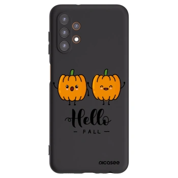 Picasee silikonowe czarne etui na Samsung Galaxy A13 5G - Hallo Fall
