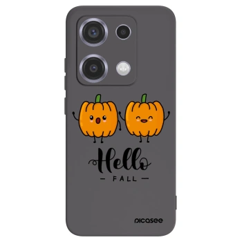Picasee silikonowe czarne etui na Xiaomi Redmi Note 14S - Hallo Fall