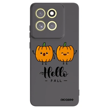 Picasee silikonowe czarne etui na Motorola Moto G86 5G - Hallo Fall