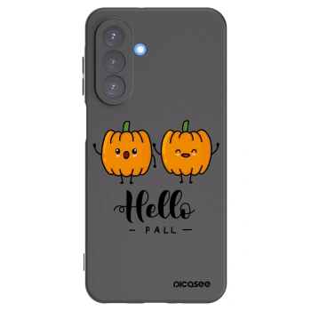 Picasee silikonowe czarne etui na Samsung Galaxy A17 5G - Hallo Fall
