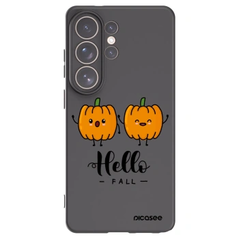 Picasee silikonowe czarne etui na Samsung Galaxy S26 Ultra - Hallo Fall