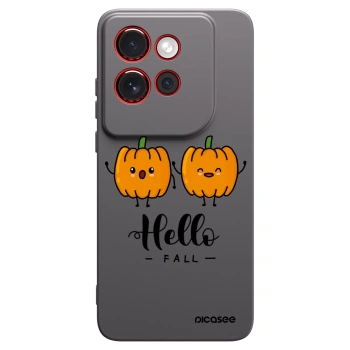 Picasee silikonowe czarne etui na Motorola Edge 60 Neo 5G - Hallo Fall