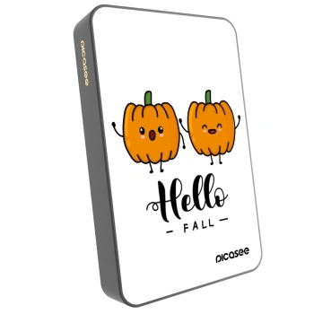 Picasee Powerbank z MagSafe 10 000 mAh Szary - Hallo Fall