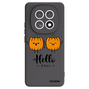 Picasee silikonowe czarne etui na Xiaomi Redmi Note 15 5G - Hallo Fall