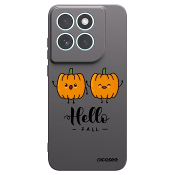 Picasee silikonowe czarne etui na Motorola Edge 70 Fusion - Hallo Fall