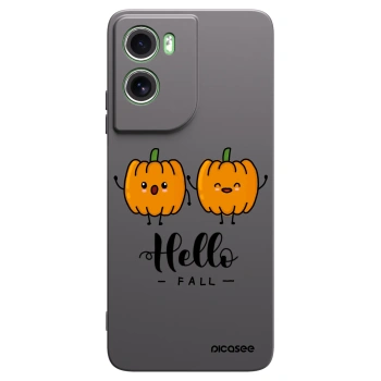 Picasee silikonowe czarne etui na Motorola Moto G06 - Hallo Fall