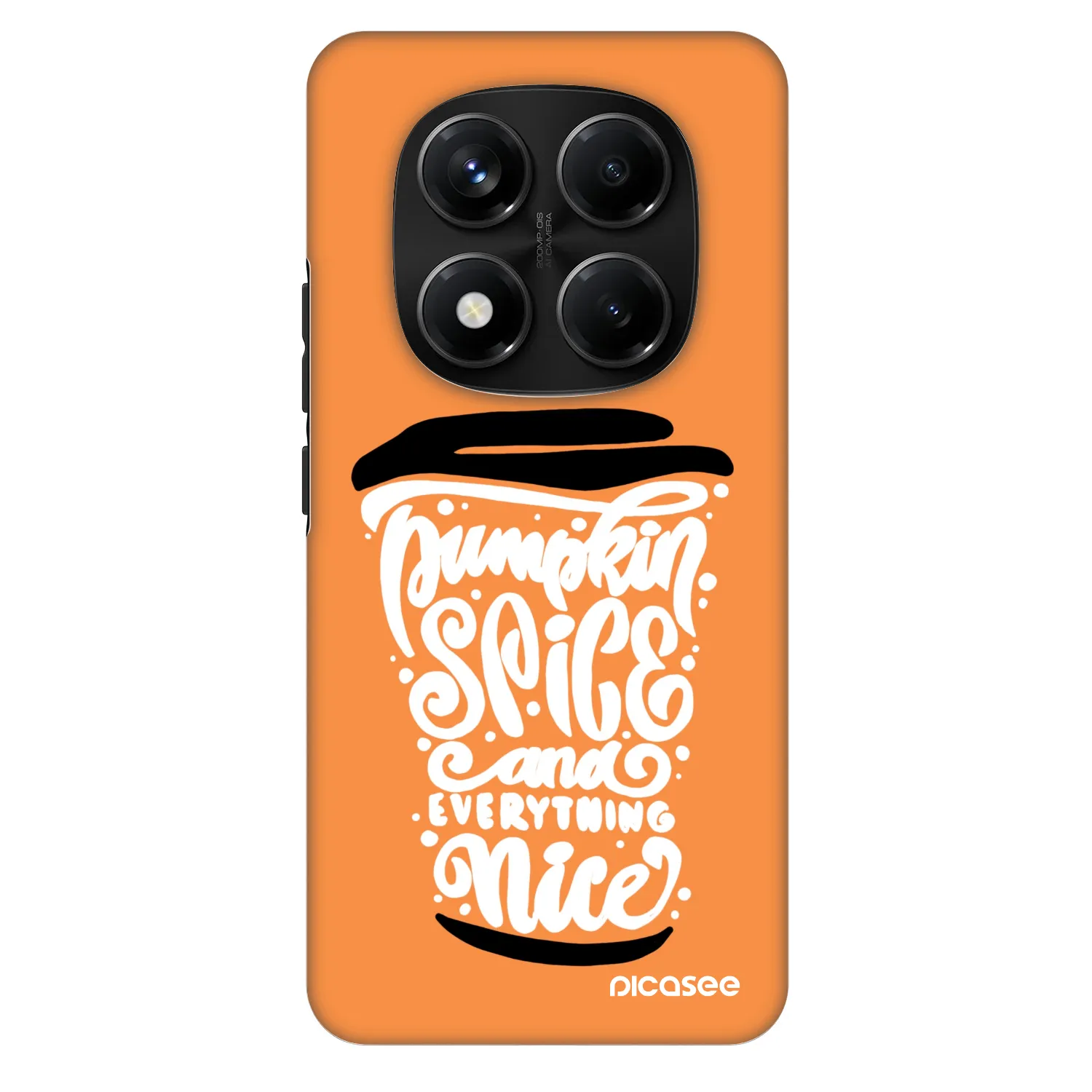 Picasee Fashion Case na Xiaomi Redmi Note 14 Pro+ 5G - Pumpkin coffee