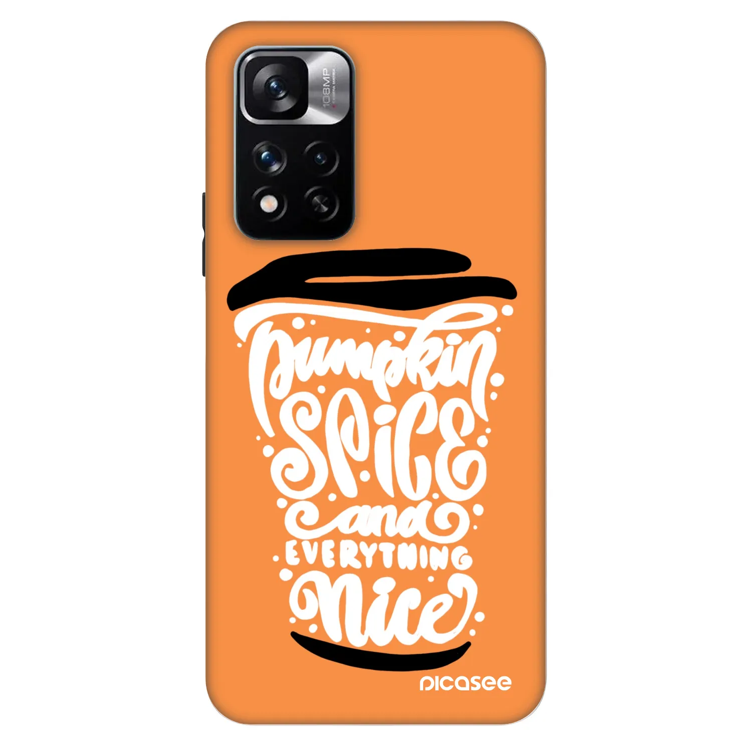 Picasee Fashion Case na Xiaomi Redmi Note 11 Pro - Pumpkin coffee