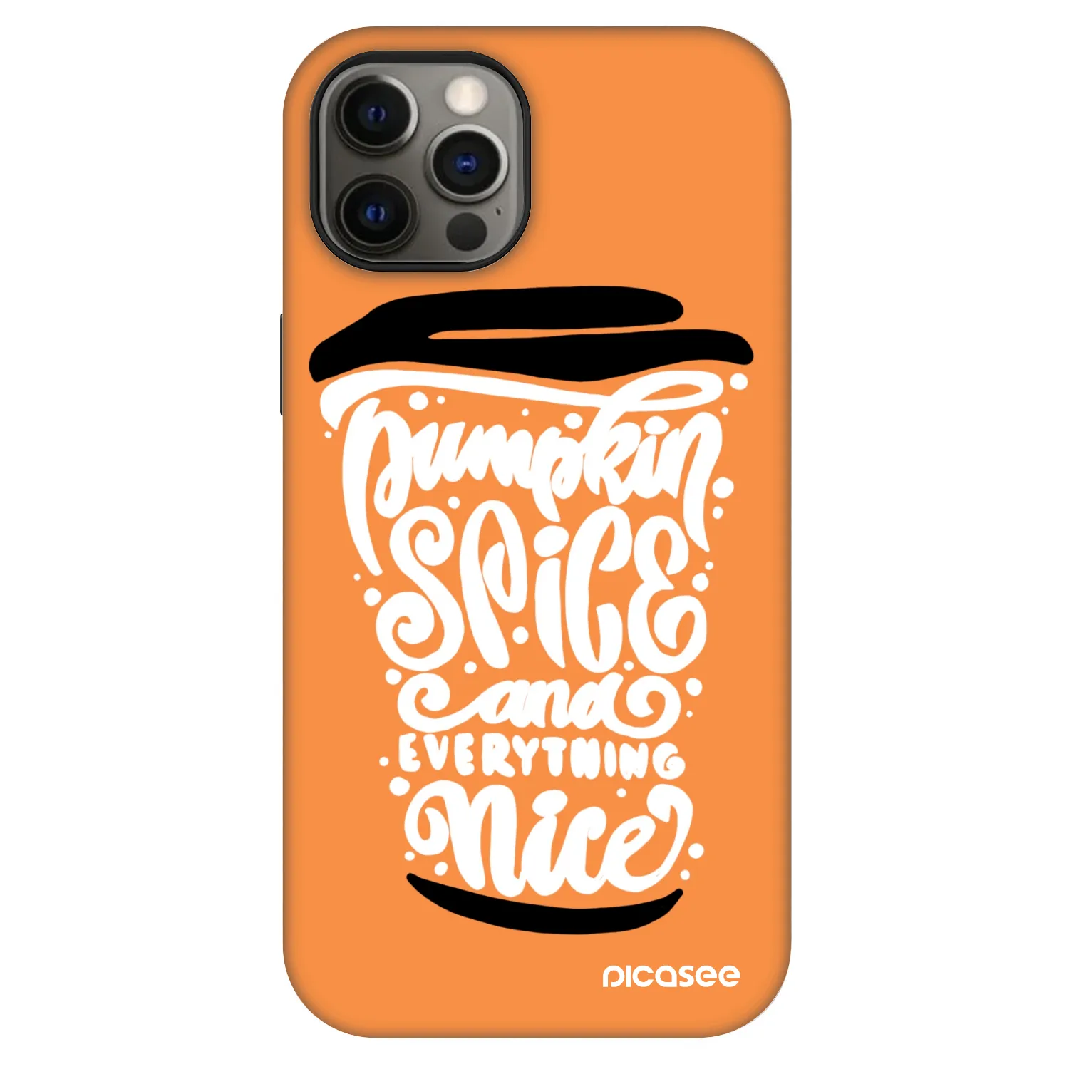 Picasee Fashion Case MagSafe na Apple iPhone 12 - Pumpkin coffee