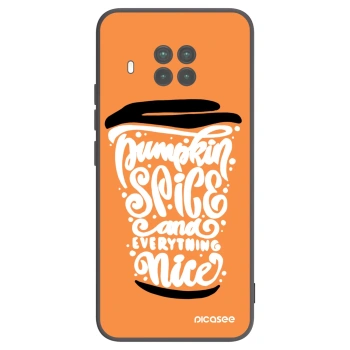 Picasee silikonowe czarne etui na Xiaomi Mi 10T Lite - Pumpkin coffee