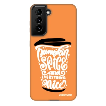 Etui na Samsung Galaxy S21 FE 5G - Pumpkin coffee