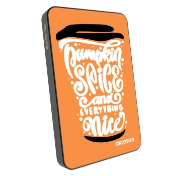 Powerbank z MagSafe 5 000 mAh Szary - Pumpkin coffee