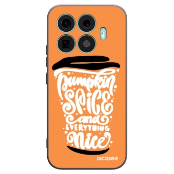 Picasee silikonowe czarne etui na Xiaomi 17T - Pumpkin coffee