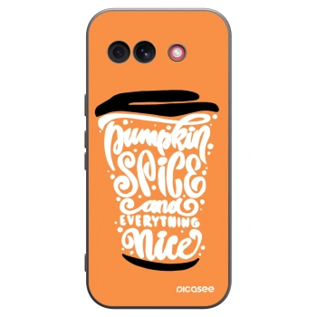 Picasee silikonowe czarne etui na Google Pixel 10a - Pumpkin coffee