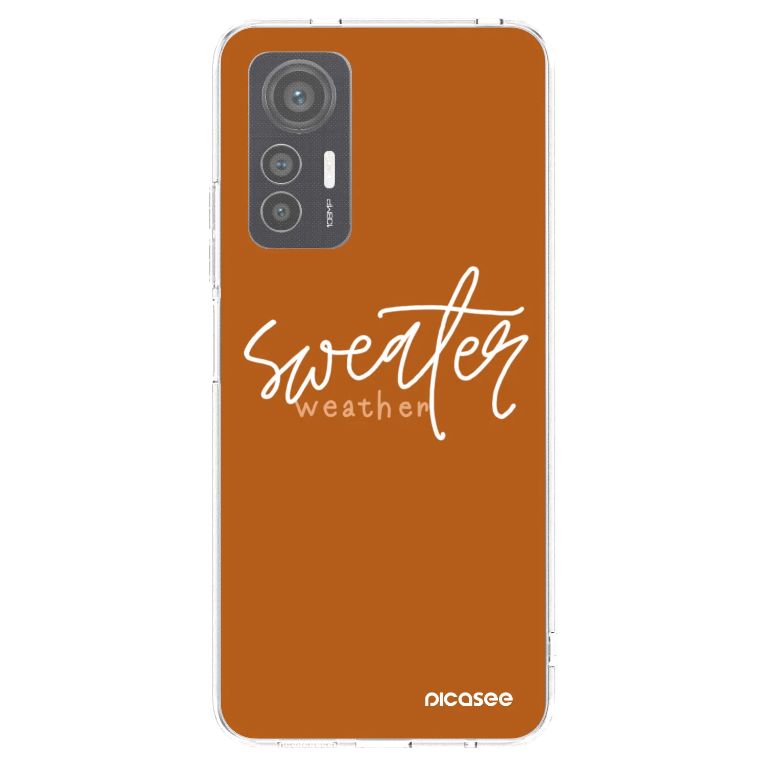 Picasee silikonowe przeźroczyste etui na Xiaomi 12 Lite - Sweater weather
