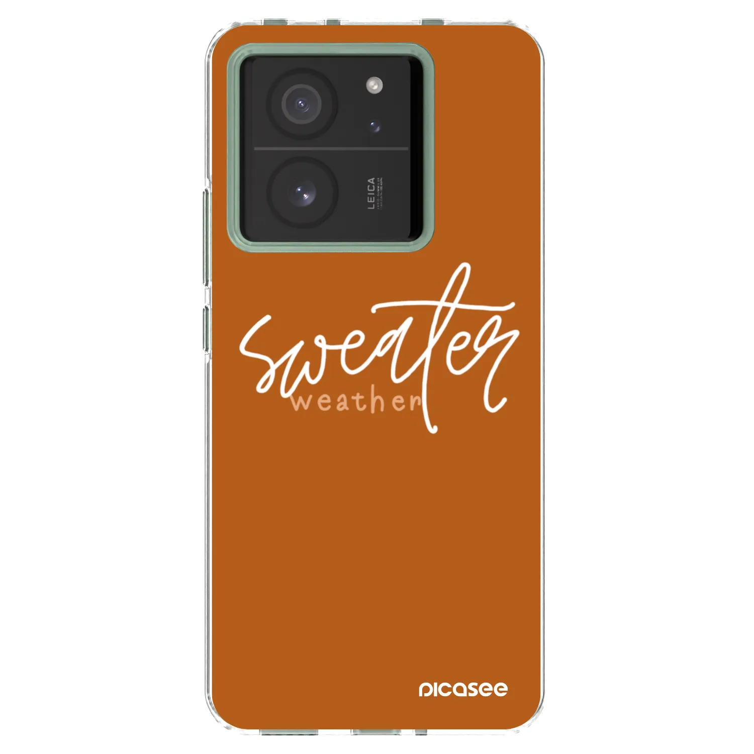 Picasee silikonowe przeźroczyste etui na Xiaomi 13T Pro - Sweater weather