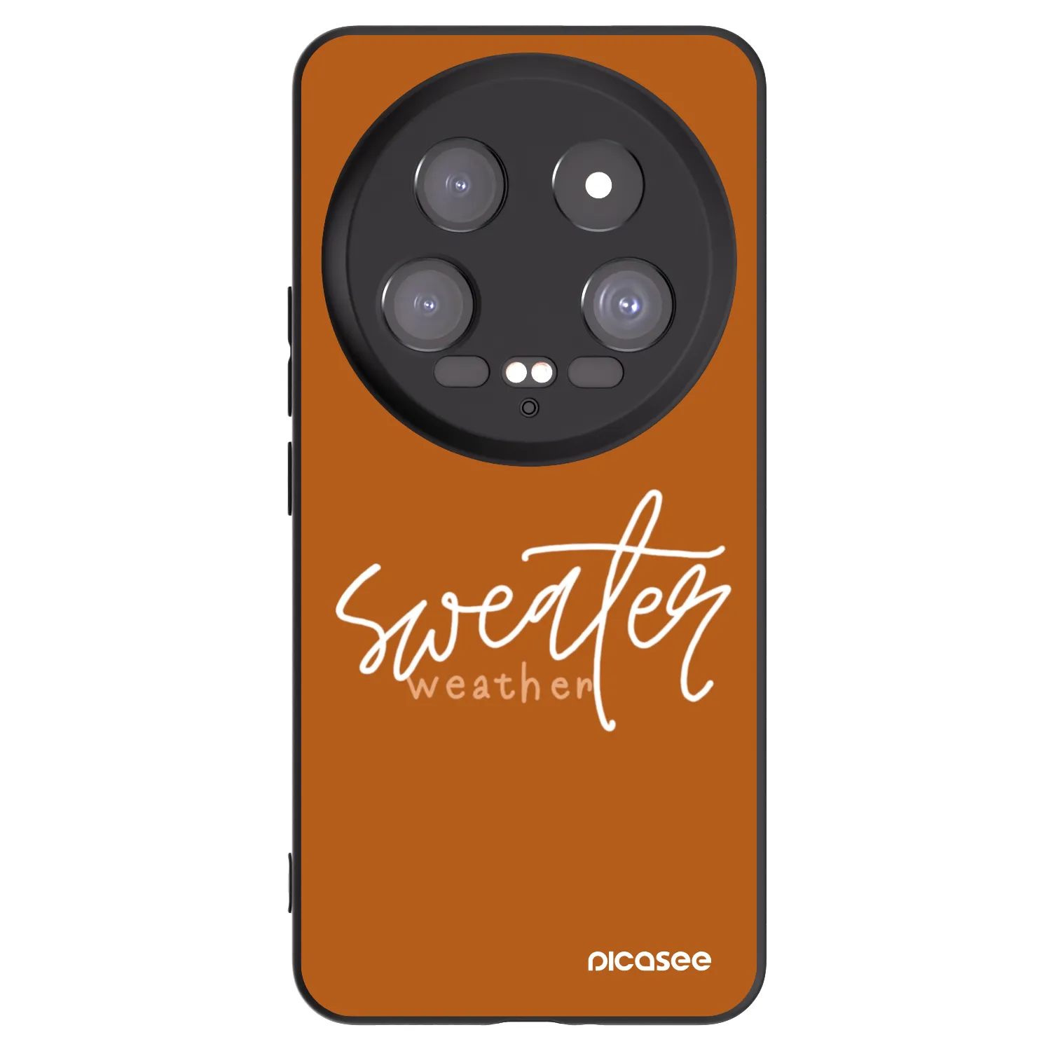 Picasee silikonowe czarne etui na Xiaomi 14 Ultra - Sweater weather