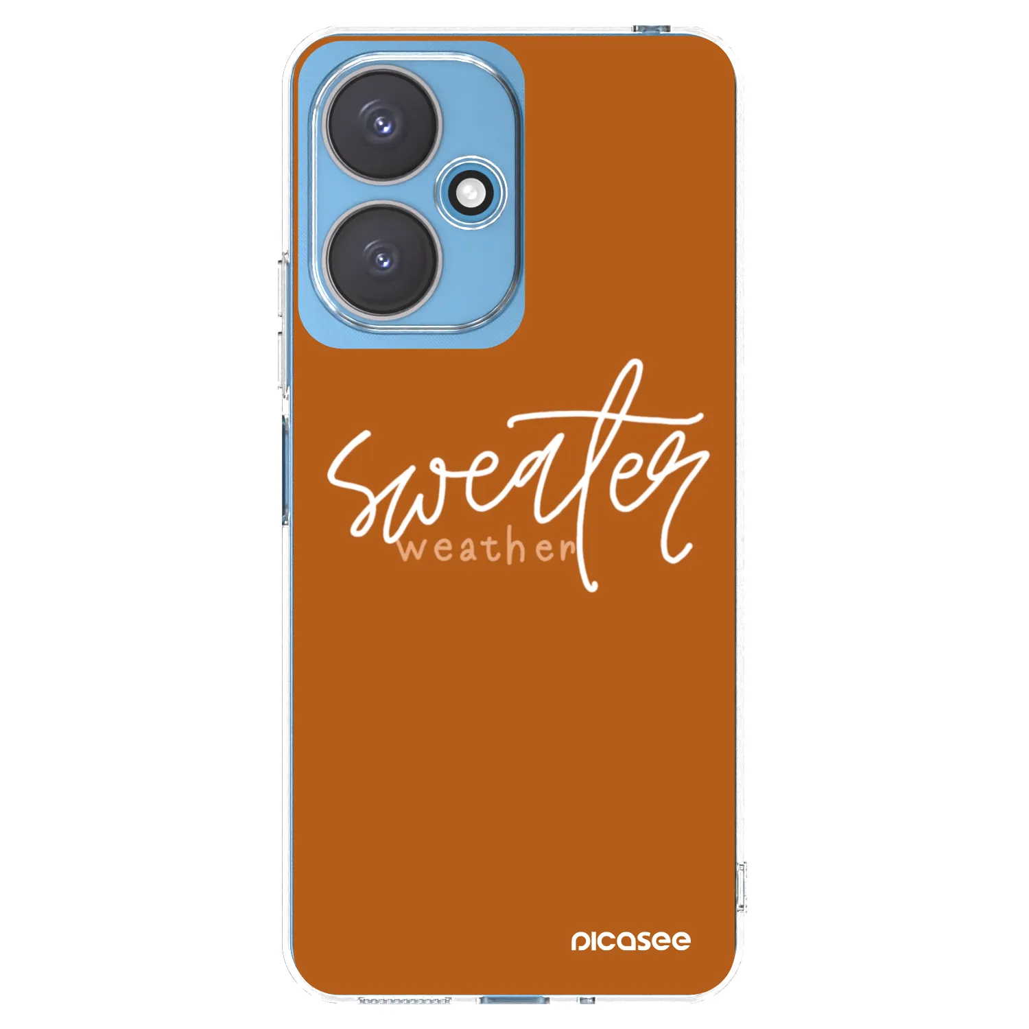 Picasee silikonowe przeźroczyste etui na Xiaomi Redmi 13C 5G - Sweater weather