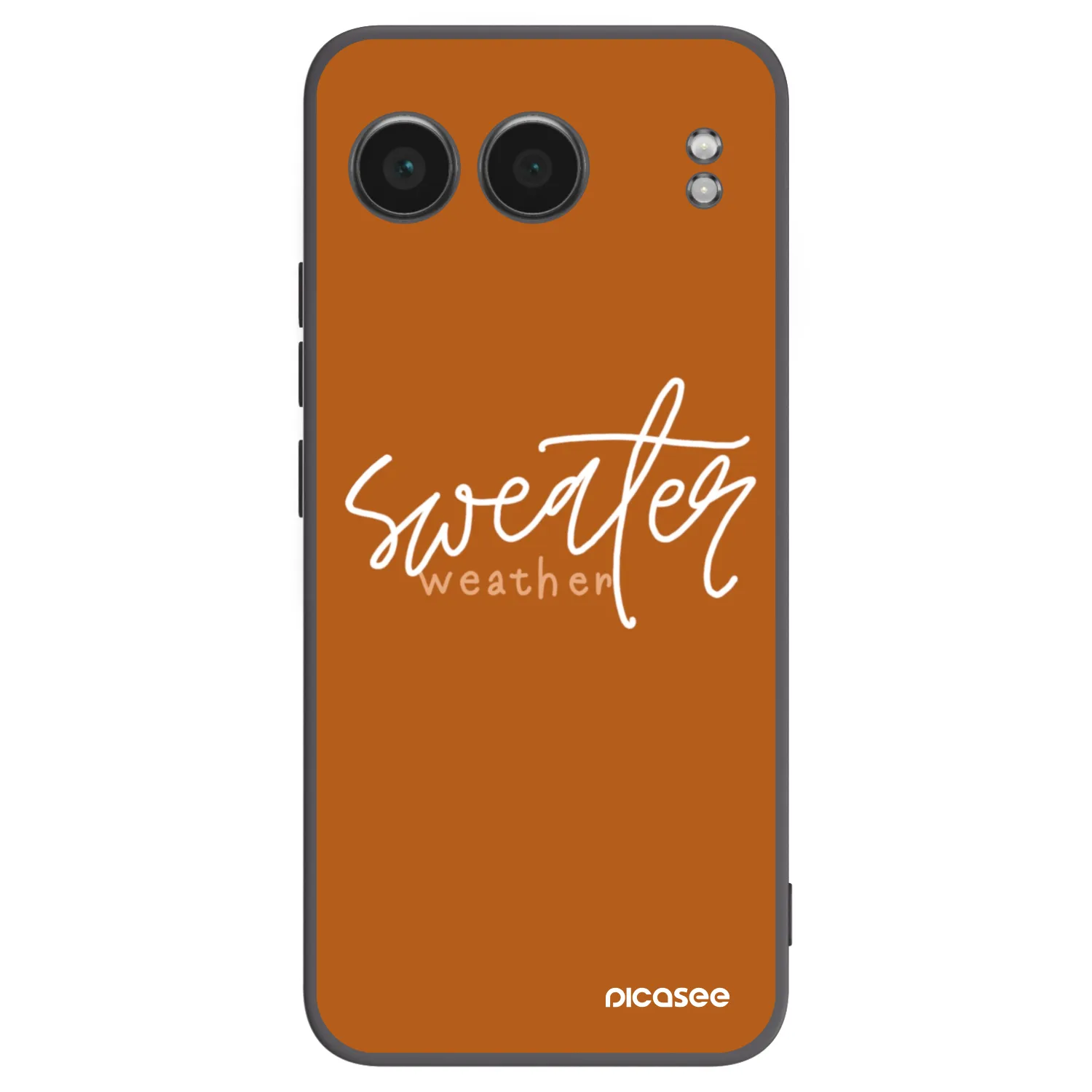 Picasee silikonowe czarne etui na OnePlus Nord 4 - Sweater weather