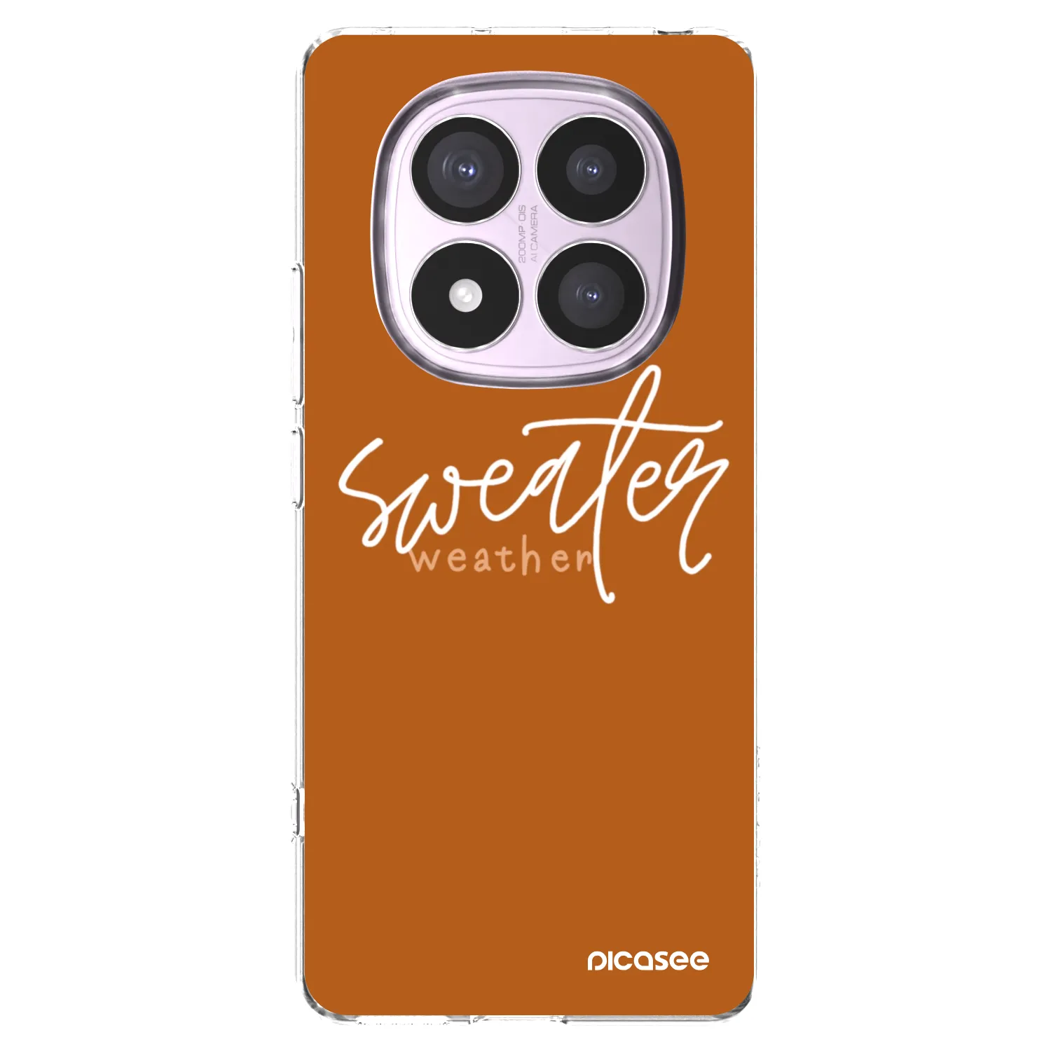 Picasee silikonowe przeźroczyste etui na Xiaomi Redmi Note 14 Pro 5G - Sweater weather