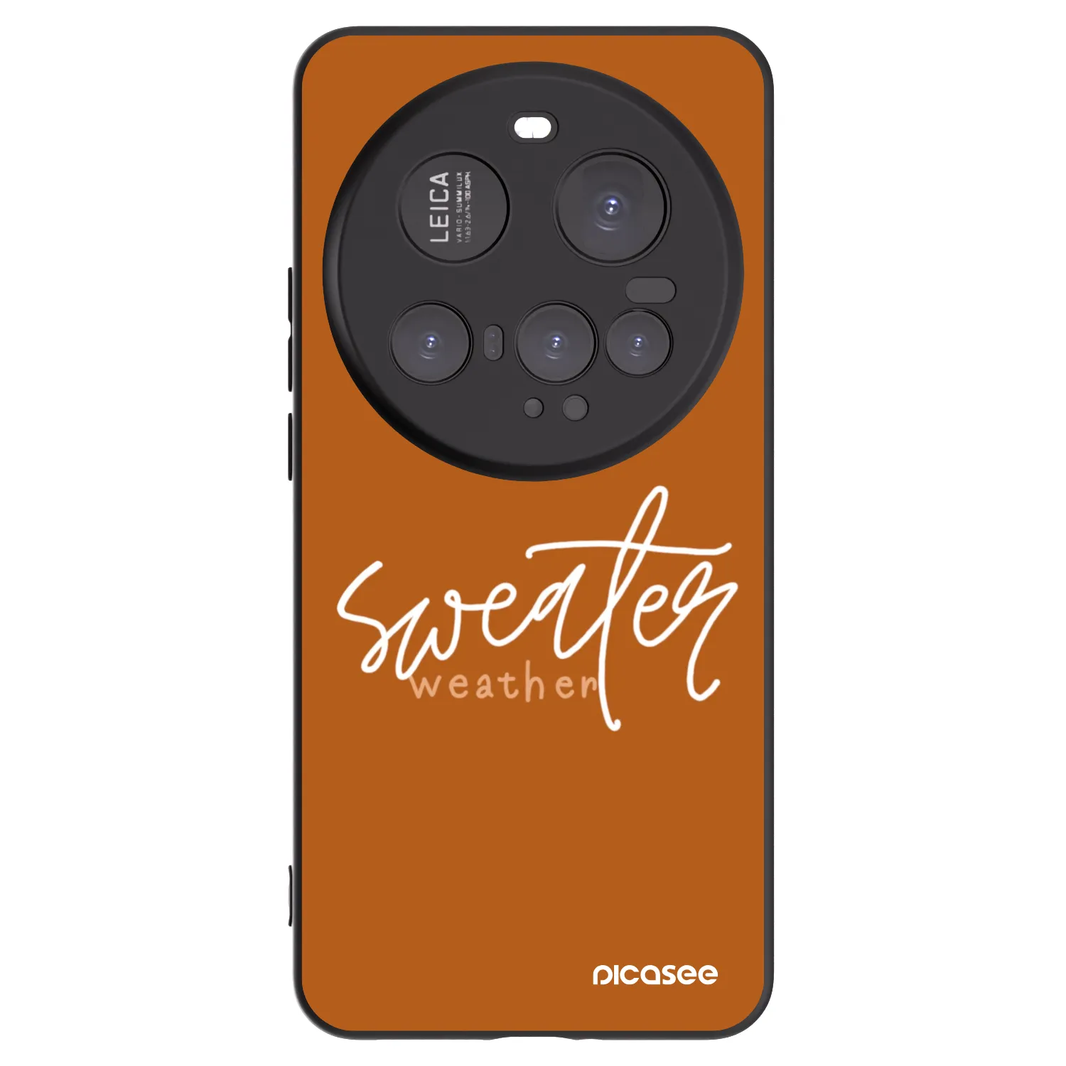 Picasee silikonowe czarne etui na Xiaomi 15 Ultra - Sweater weather