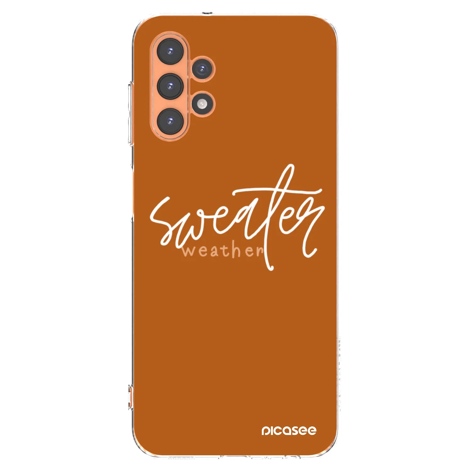 Picasee silikonowe przeźroczyste etui na Samsung Galaxy A13 5G - Sweater weather