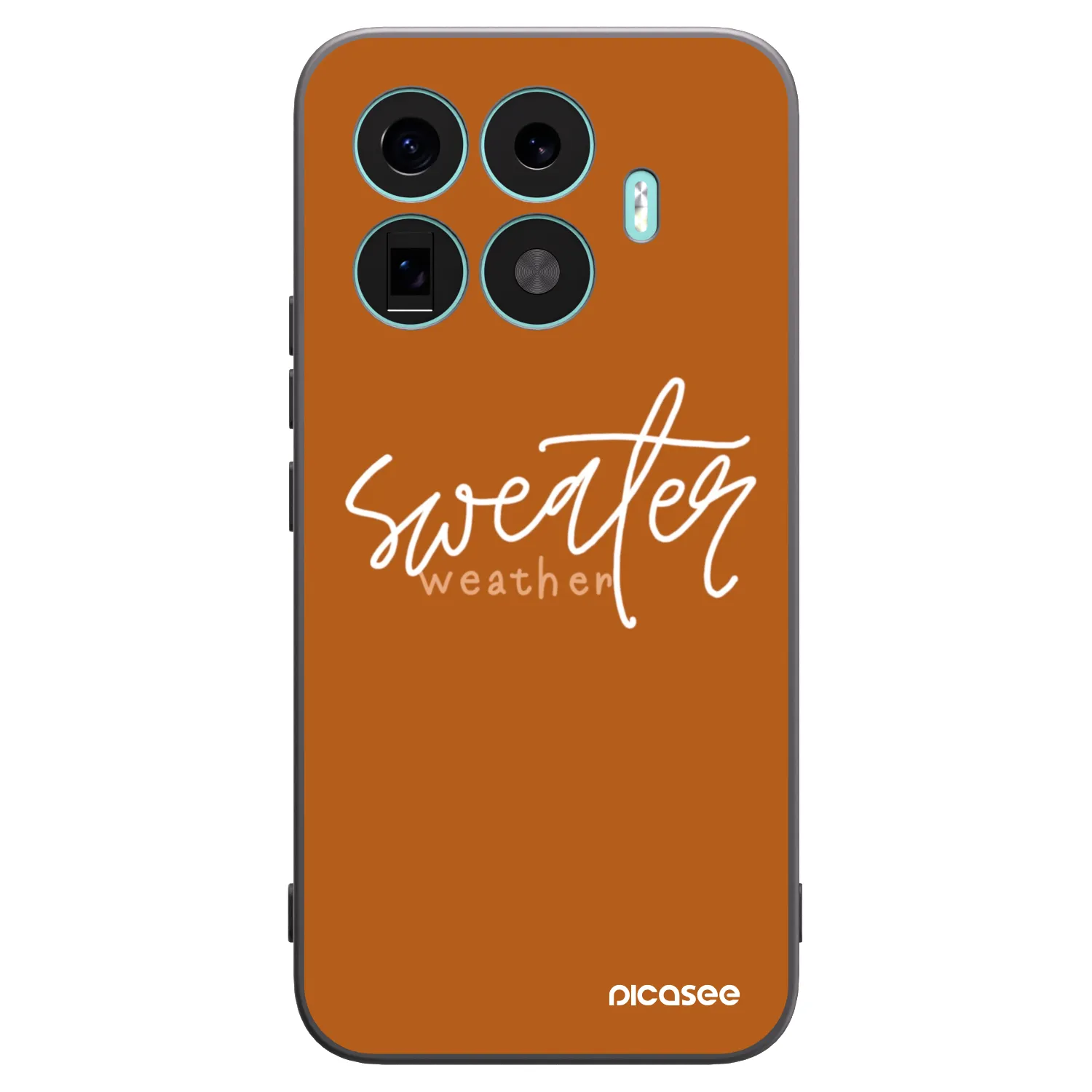 Picasee silikonowe czarne etui na Xiaomi 17T Pro - Sweater weather