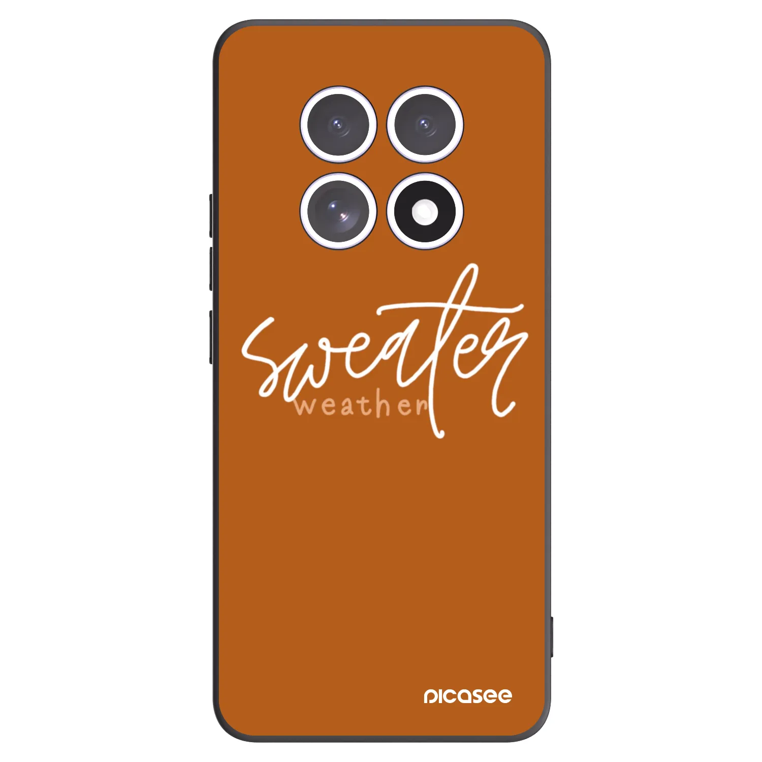 Picasee silikonowe czarne etui na Xiaomi Redmi Note 15 5G - Sweater weather