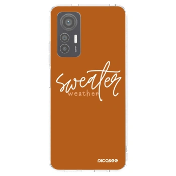 Picasee silikonowe przeźroczyste etui na Xiaomi 12 Lite - Sweater weather